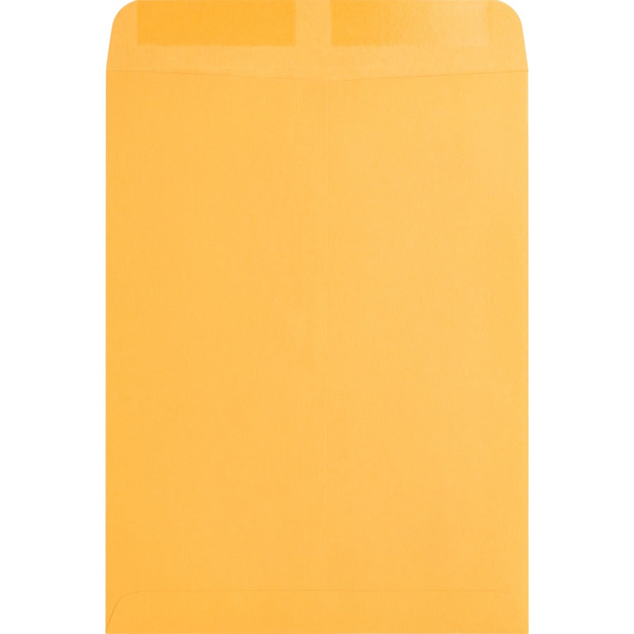Business Source Kraft Gummed Catalog Envelopes - Rear