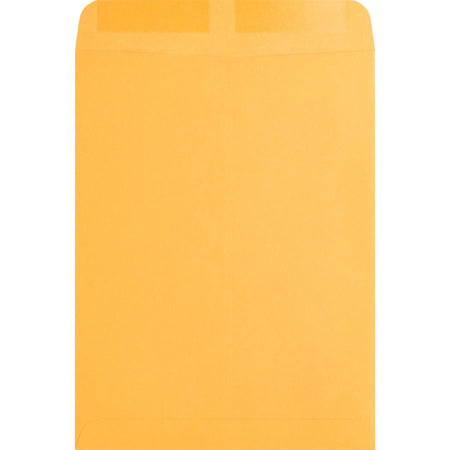 Business Source Kraft Gummed Catalog Envelopes - Rear
