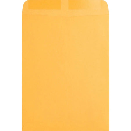 Business Source Kraft Gummed Catalog Envelopes - #10 1/2 - 9’’ x 12’’ - 28 lb - 250/Box - Large Format