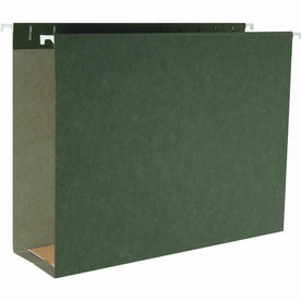 Business Source Legal Hanging Folders - 3’’ Expansion - Standard Green - 25/Box - & Accessories