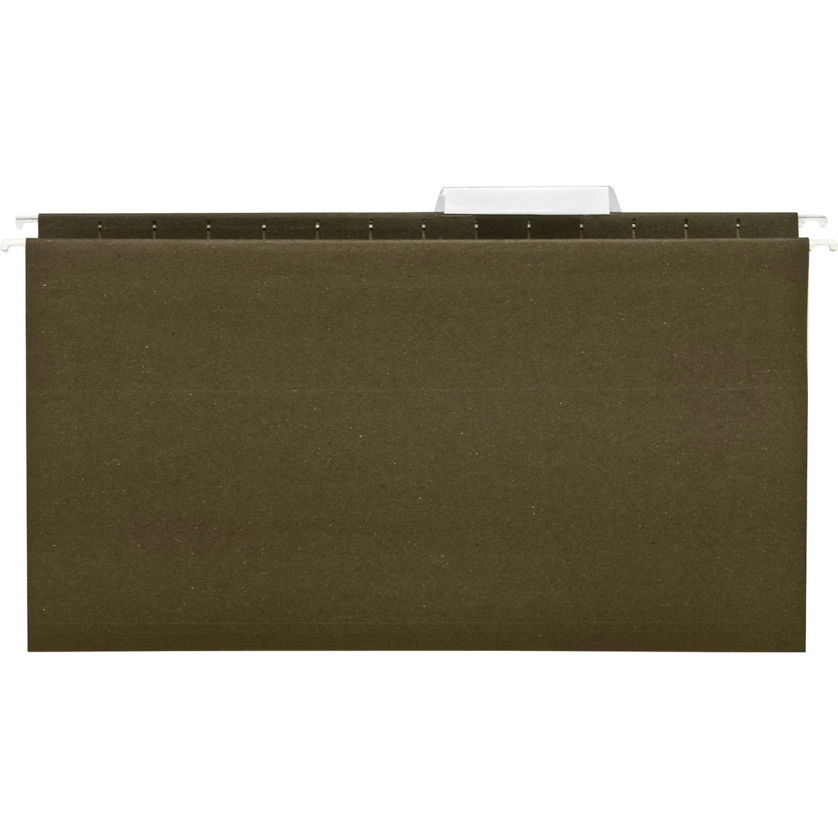 Business Source Legal Hanging Folders - 8 1/2’’ x 14’’ - Poly - Green - 25/Box - & Accessories