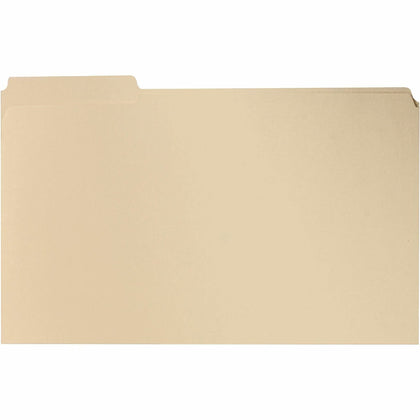 Business Source Legal Recycled Expanding File - 8 1/2’’ x 14’’ - Top Tab - Assorted - 100/Box - Folders