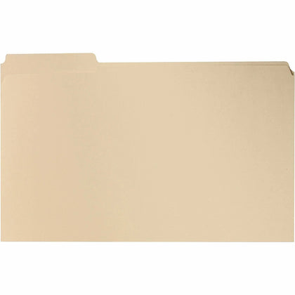 Business Source Legal Recycled Expanding File - 8 1/2’’ x 14’’ - Top Tab - Assorted - 100/Box - Folders