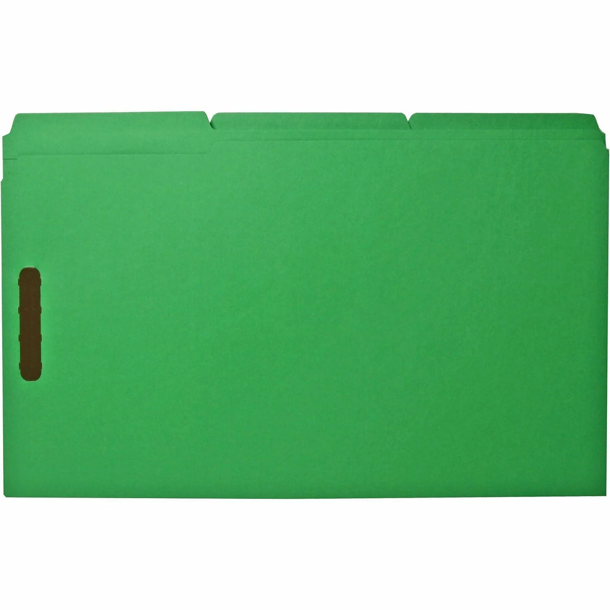 Business Source 1/3 Tab Cut Legal Recycled Fastener Folder - 8 1/2’’ x 14’’ - 3/4’’ Expansion - 2 Fastener(s) - Folders