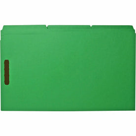 Business Source 1/3 Tab Cut Legal Recycled Fastener Folder - 8 1/2’’ x 14’’ - 3/4’’ Expansion - 2 Fastener(s) - Folders