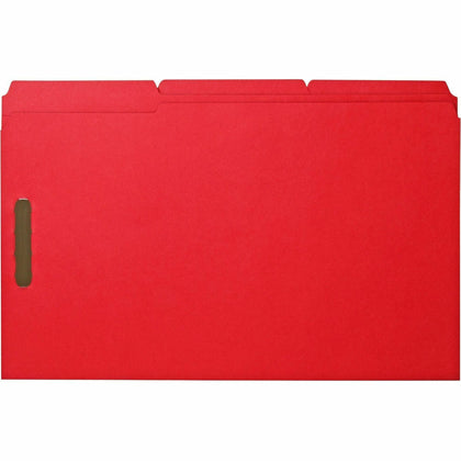 Business Source Legal Recycled Fastener Folders - Eco-Friendly 3-Tab Design