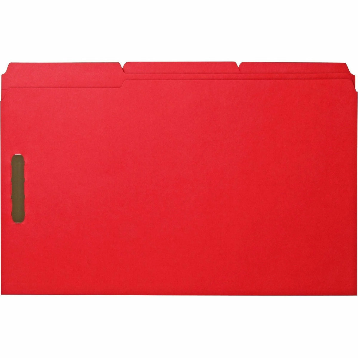 Business Source 1/3 Tab Cut Legal Recycled Fastener Folder - 8 1/2’’ x 14’’ - 3/4’’ Expansion - 2 Fastener(s) - Folders