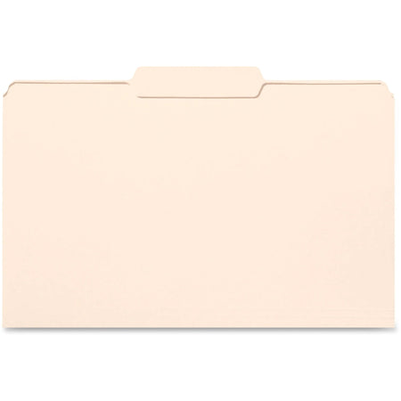 Business Source Legal Recycled File Folders - 8 1/2’’ x 14’’ - Eco-Friendly - 100/Box - Top Tab