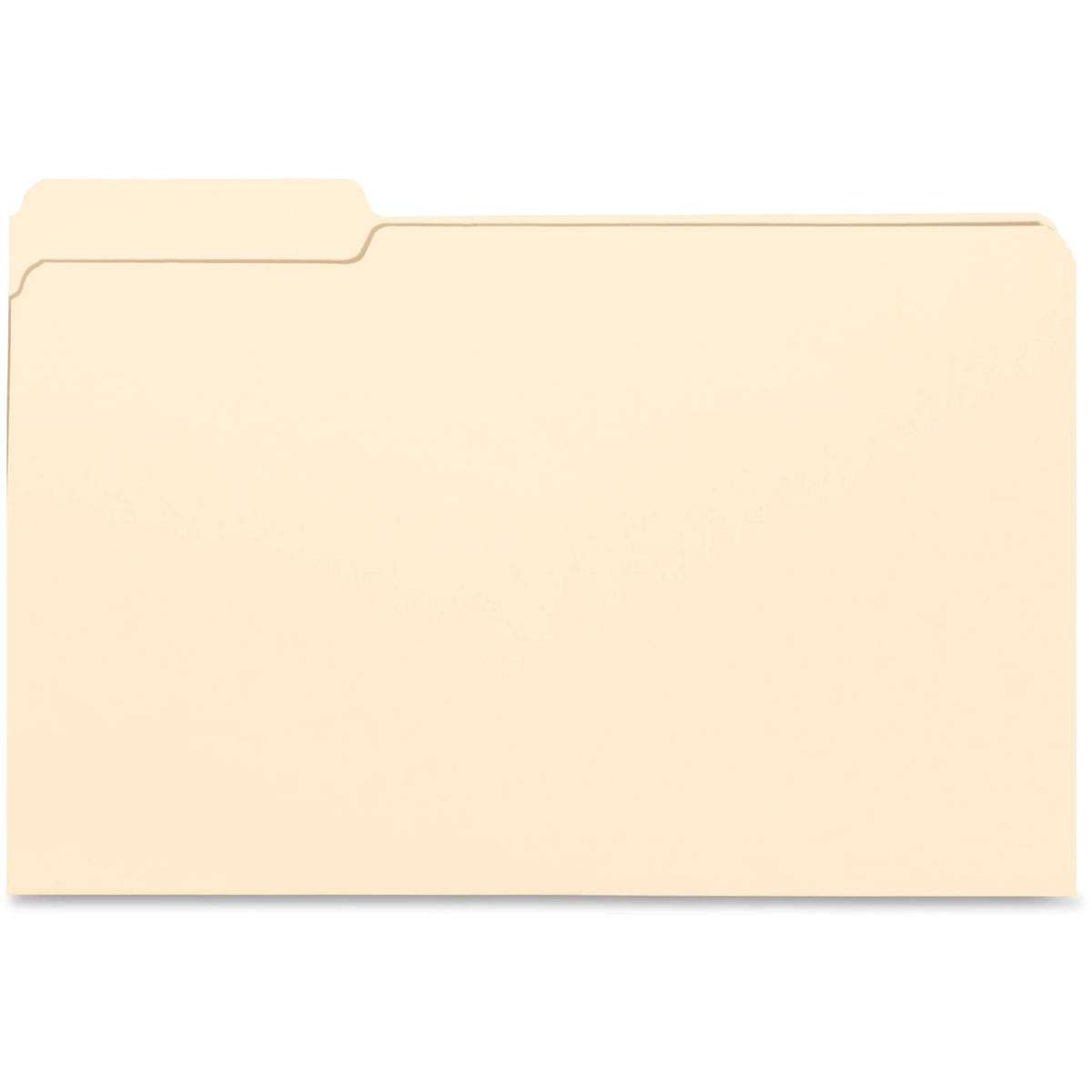 Business Source Legal Recycled File Folders - 8 1/2’’ x 14’’ - Eco-Friendly - 100/Box - Top Tab