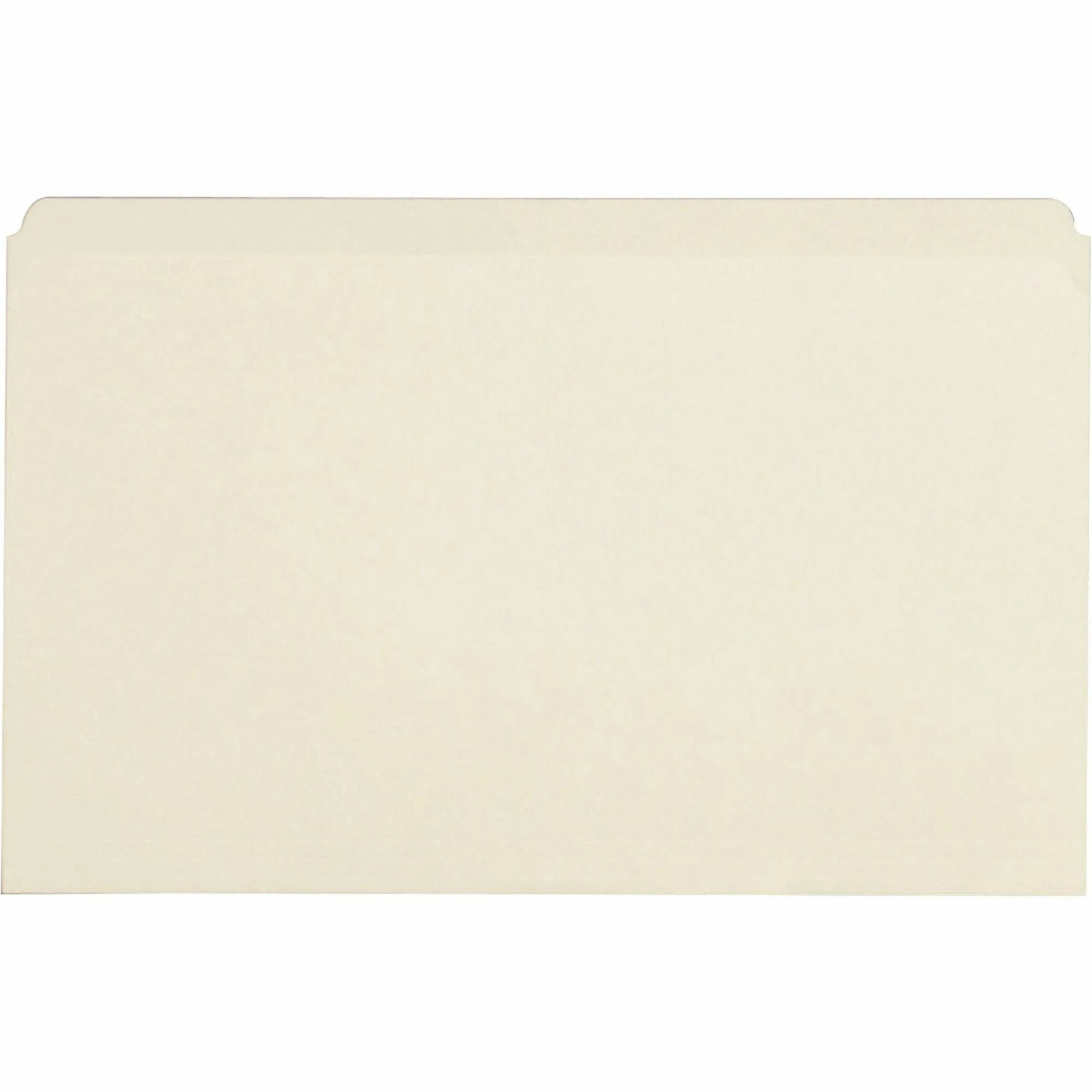 Business Source Legal Recycled File Folders - 8.5’’ x 14’’ - 10.5 pt. - 100/Box - Top Tab