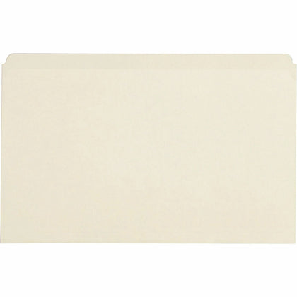 Business Source Legal Recycled File Folders - 8.5’’ x 14’’ - 10.5 pt. - 100/Box - Top Tab