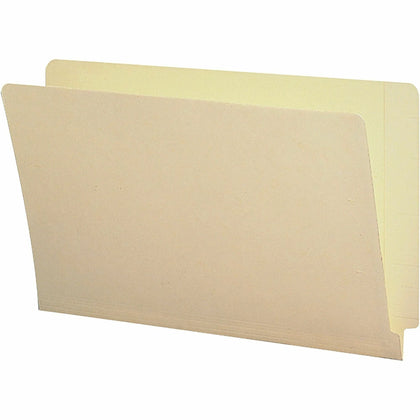 Business Source Legal Recycled File Folders - End Tab - 8 1/2’’ x 14’’ - 100/Box