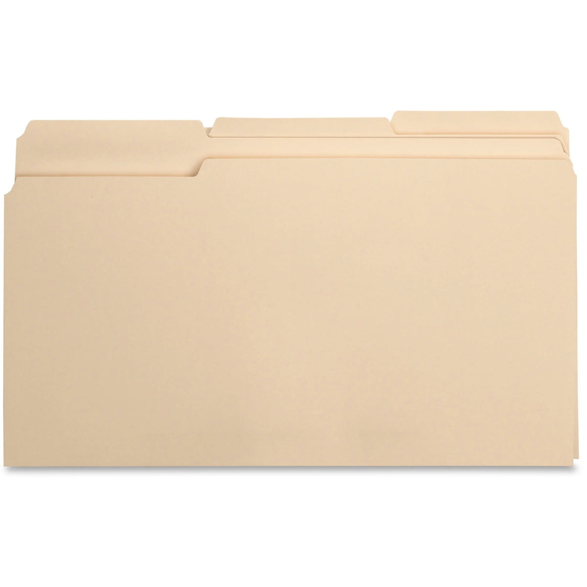 Business Source Legal Recycled File Folders - Top Tab 8.5’’ x 14’’ 3/4’’ Expansion