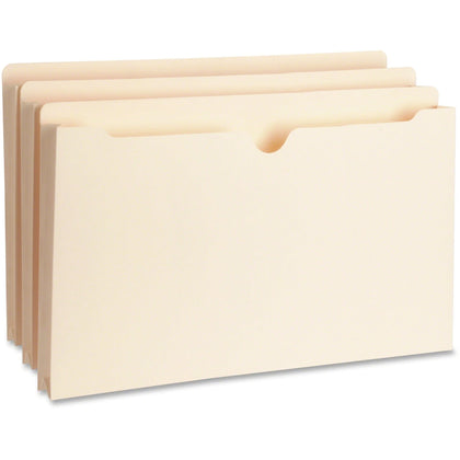 Business Source Legal Recycled File Pocket - 1’’ Expansion - 50/Box - Filing Jackets & Pockets