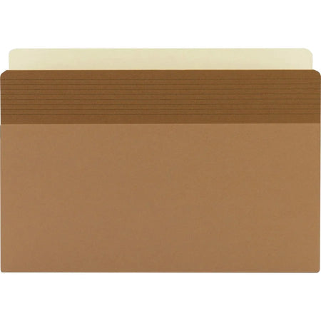 Business Source Legal Recycled File Pocket - Redrope - 3 1/2’’ Expansion - Tear Proof - 25/Box - Expanding Files
