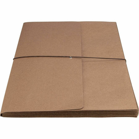 Business Source Legal Recycled File Wallet - 8 1/2’’ x 14’’ - 5 1/4’’ Expansion - Brown - 30% - 10 / Box - Expanding
