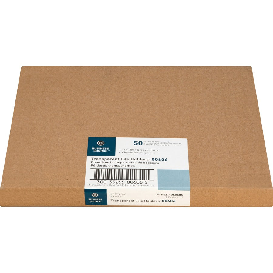 Business Source Letter File Sleeve - Top