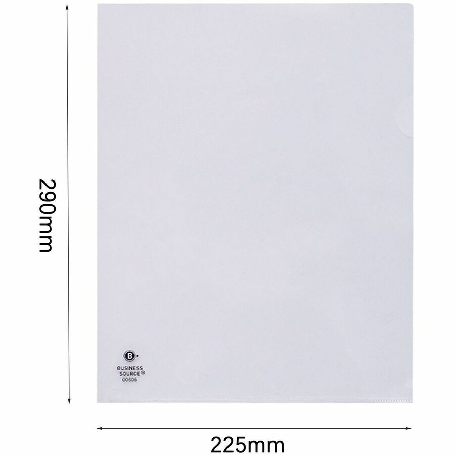 Business Source Letter File Sleeve - Top