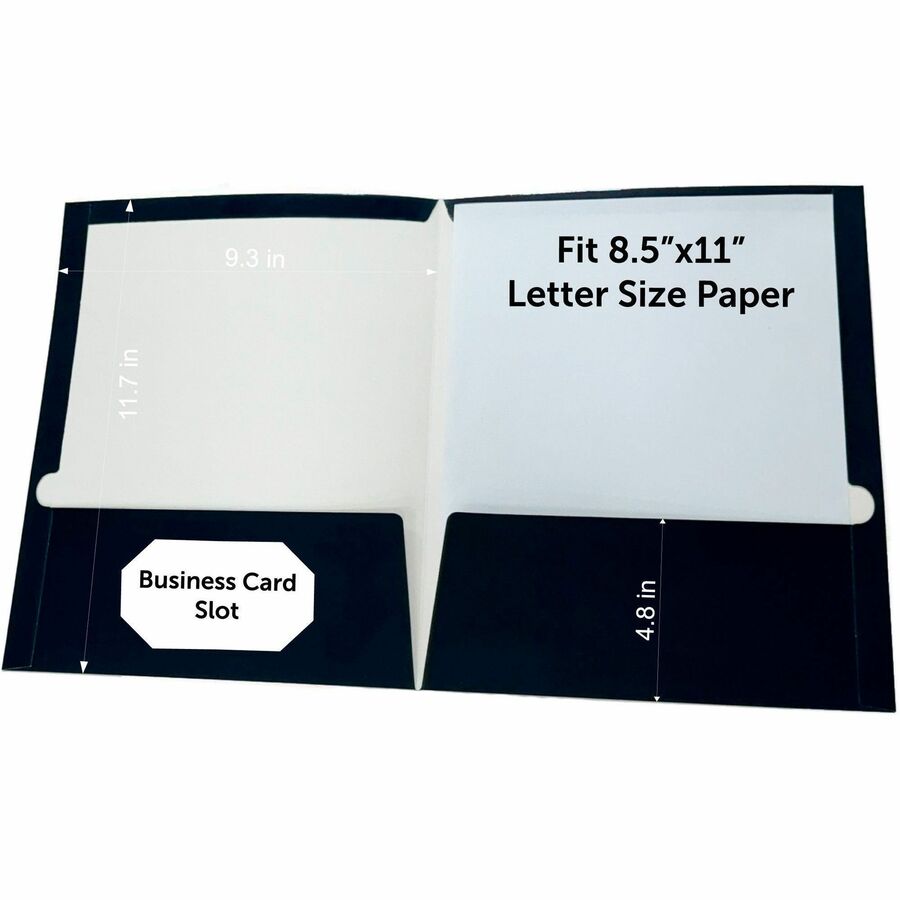 Business Source Letter Pocket Folder - Top