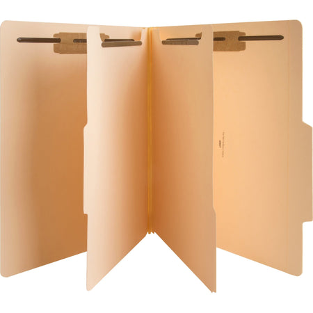 Business Source Letter Recycled Classification Folder - 8 1/2’’ x 11’’ - 2’’ Expansion - 1’’ Fastener Capacity - Folders