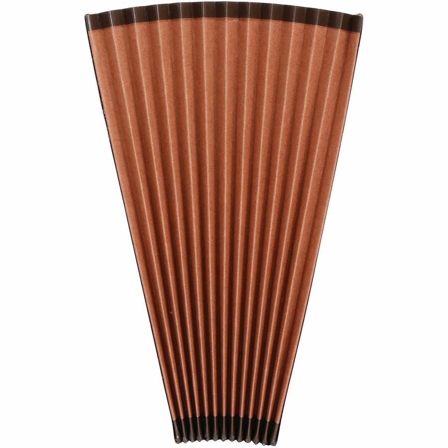 Business Source Letter Recycled Expanding File - 8 1/2’’ x 11’’ - 12 Pocket(s) - Brown - 30% - 1 Each - Files