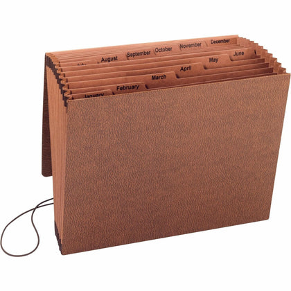 Business Source Letter Recycled Expanding File - Eco-Friendly 12-Pocket Organizer - Files