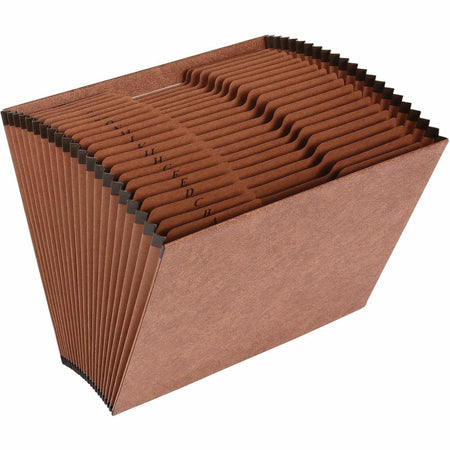 Business Source Letter Recycled Expanding File - Eco-Friendly 21-Pocket Organizer - Files
