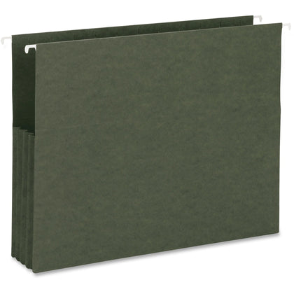 Business Source Letter Recycled File Pocket - Eco-Friendly Expansion - 10/Box - Hanging Folders & Accessories