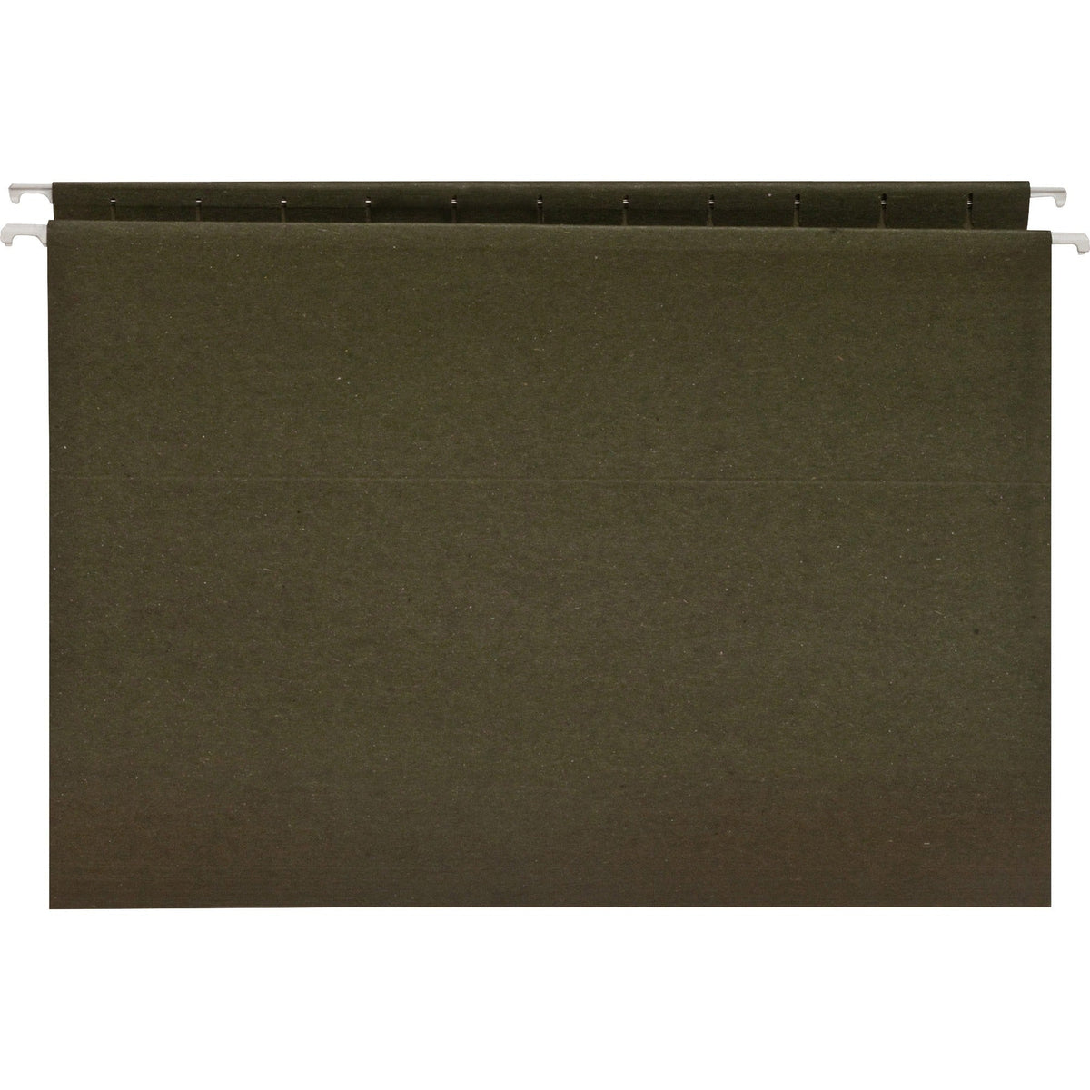 Business Source Letter Recycled Hanging Folder - 8 1/2’’ x 11’’ - 11 pt. - Green - 100% - 25 / Box - Folders &