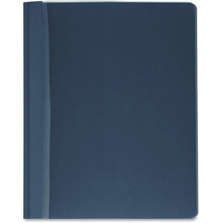 Business Source Letter Report Cover - 100 Sheets Capacity - Clear/Dark Blue - 25/Box - Covers
