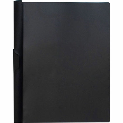 Business Source Letter Report Cover - Vinyl Black - 30 Sheets Capacity - Covers