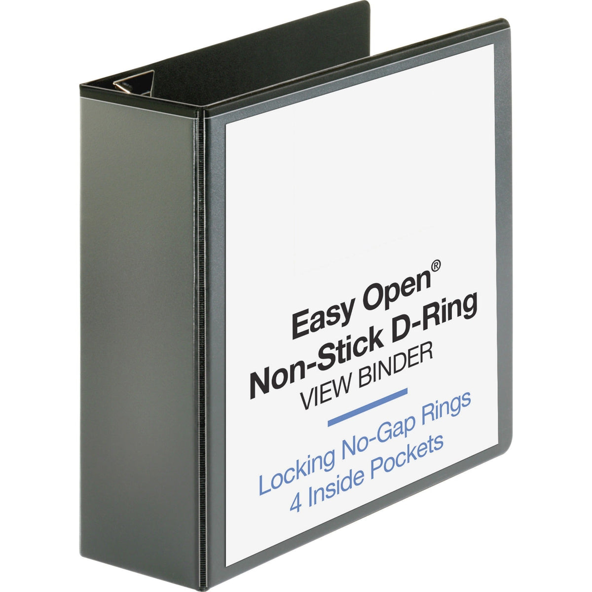 Business Source Locking D-Ring View Binder - 2000