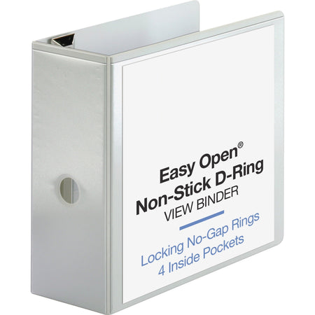 Business Source Locking D-Ring View Binder - 2000