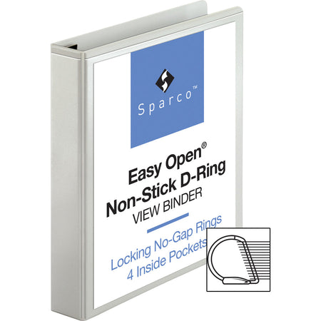 Business Source Locking D-Ring View Binder - Alternate-Image2