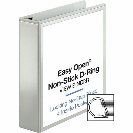 Business Source Locking D-Ring View Binder - Alternate-Image4