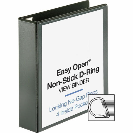 Business Source Locking D-Ring View Binder - Alternate-Image2