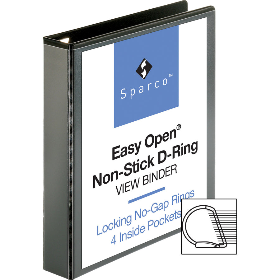 Business Source Locking D-Ring View Binder - Alternate-Image2
