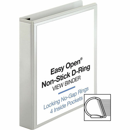 Business Source Locking D-Ring View Binder - Alternate-Image3