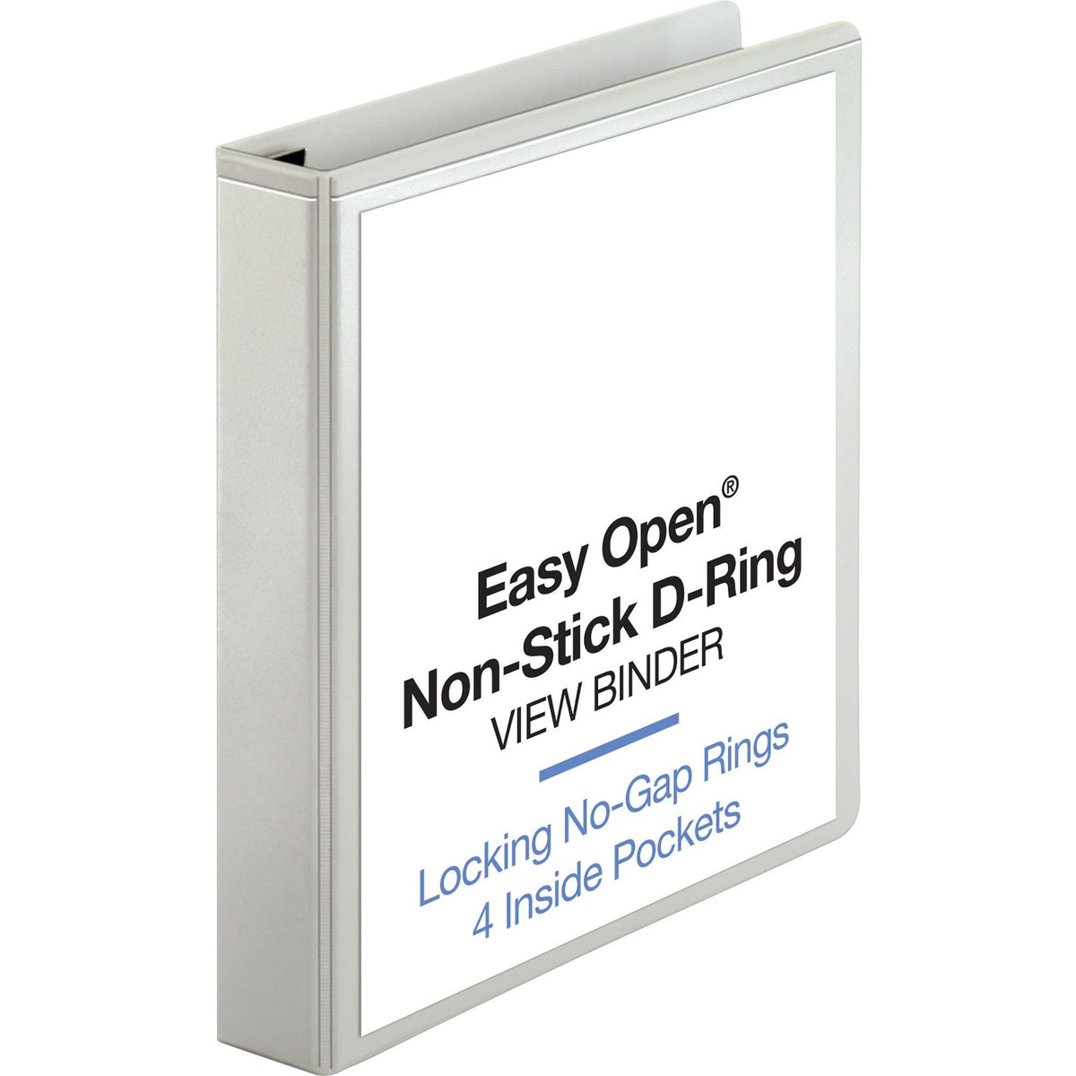 Business Source Locking D-Ring View Binder - 2000