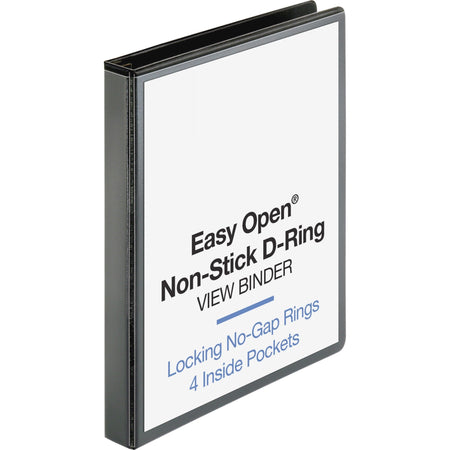 Business Source Locking D-Ring View Binder - 2000