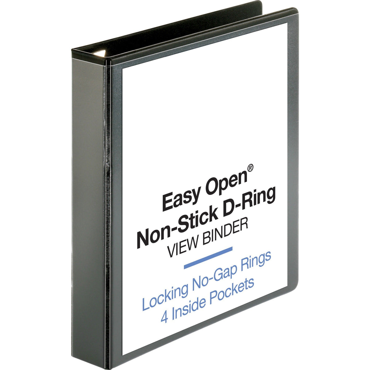Business Source Locking D-Ring View Binder - 2000