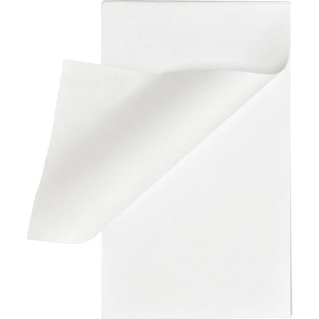 Business Source Memo Pads: 100 Sheets 3’’ x 5’’ Glued Unruled White Paper - Note Pads