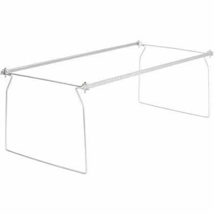 Business Source Metal Frame Letter - Stainless Steel Silver - 1 Each - Hanging Folders & Accessories
