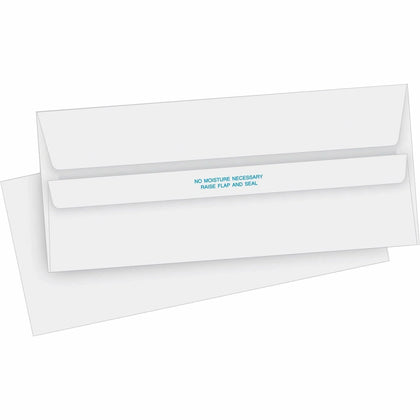 Business Source No. 10 Self-seal Invoice Envelopes - Convenient Self-sealing - 500/Box