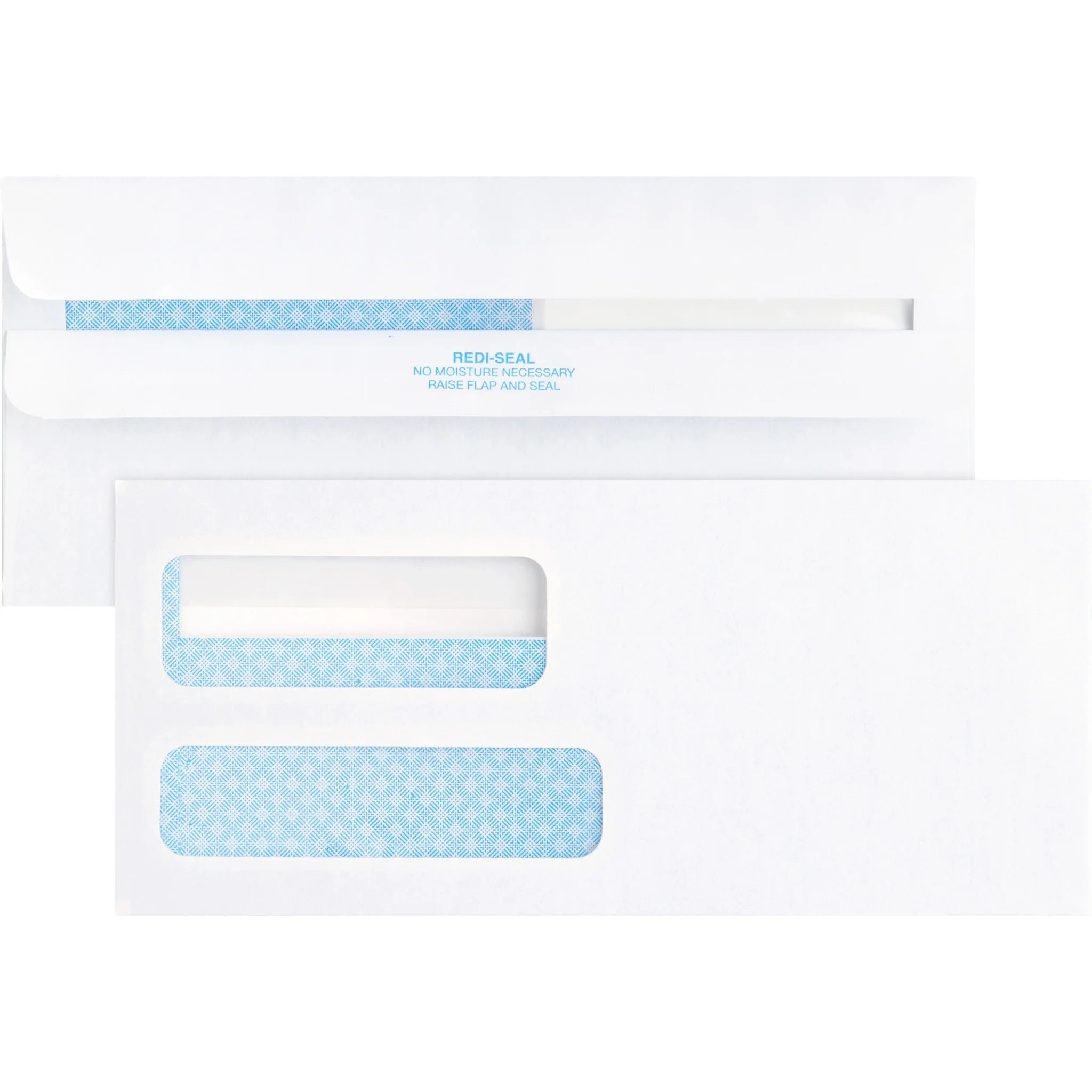 Business Source No. 9 Double Window Invoice Envelopes - Pack of 500