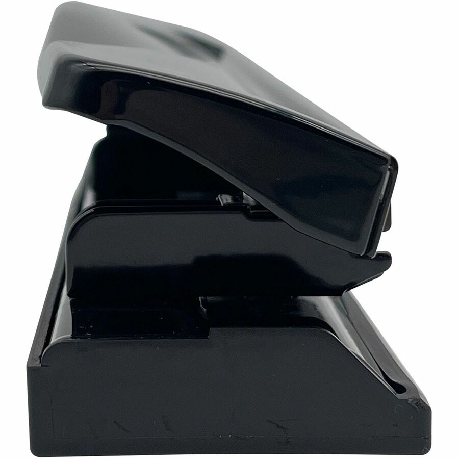 Business Source Nonadjustable 3-Hole Punch - Left