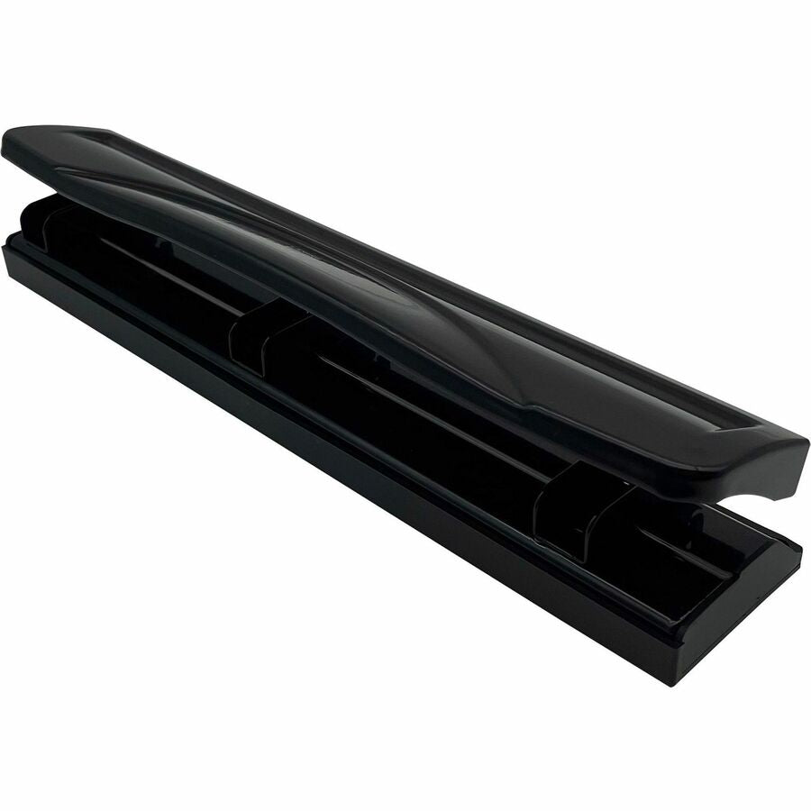 Business Source Nonadjustable 3-Hole Punch - Rear