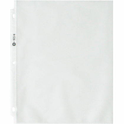 Business Source Nonglare Sheet Protectors - Letter Size 3.3 mil - 50/Box