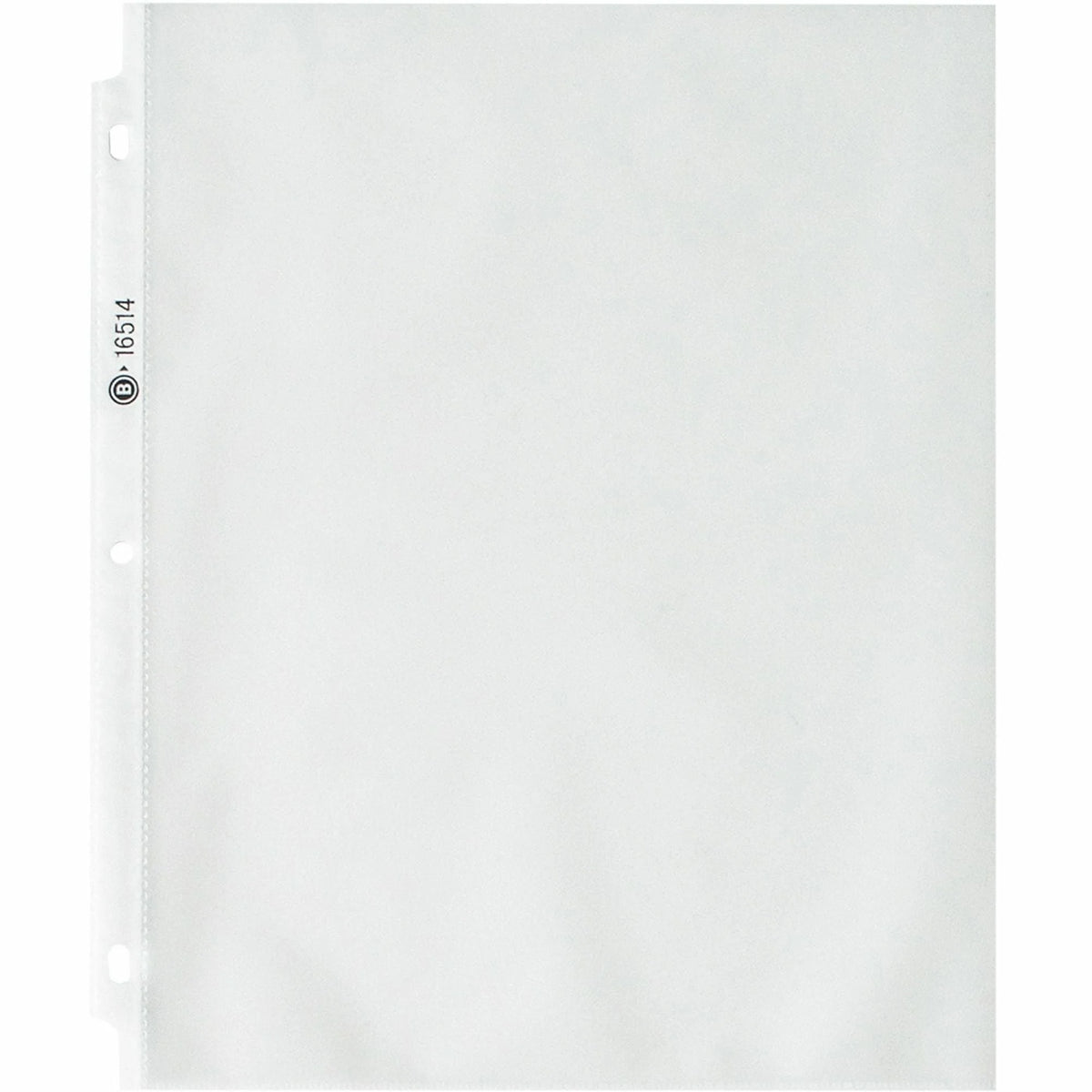 Business Source Nonglare Sheet Protectors - Letter Size 3.3 mil - 50/Box