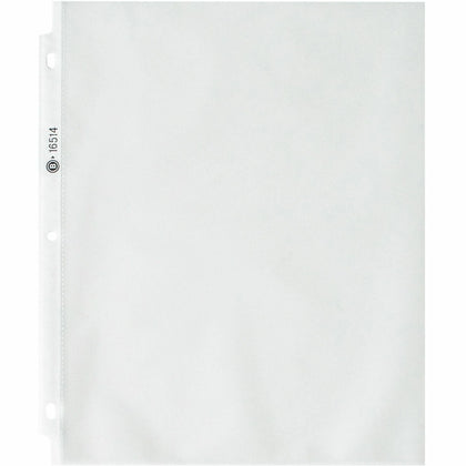 Business Source Nonglare Sheet Protectors - Letter Size 3.3 mil - 50/Box